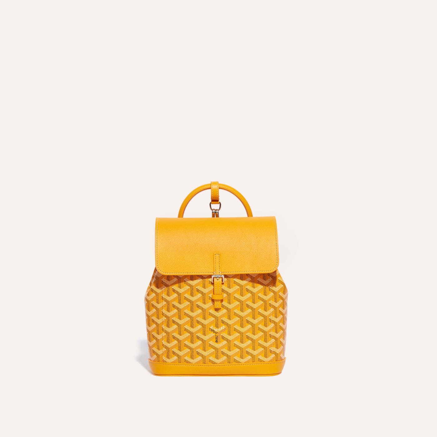Goyard Alpin Mini Backpack Yellow - Image 2